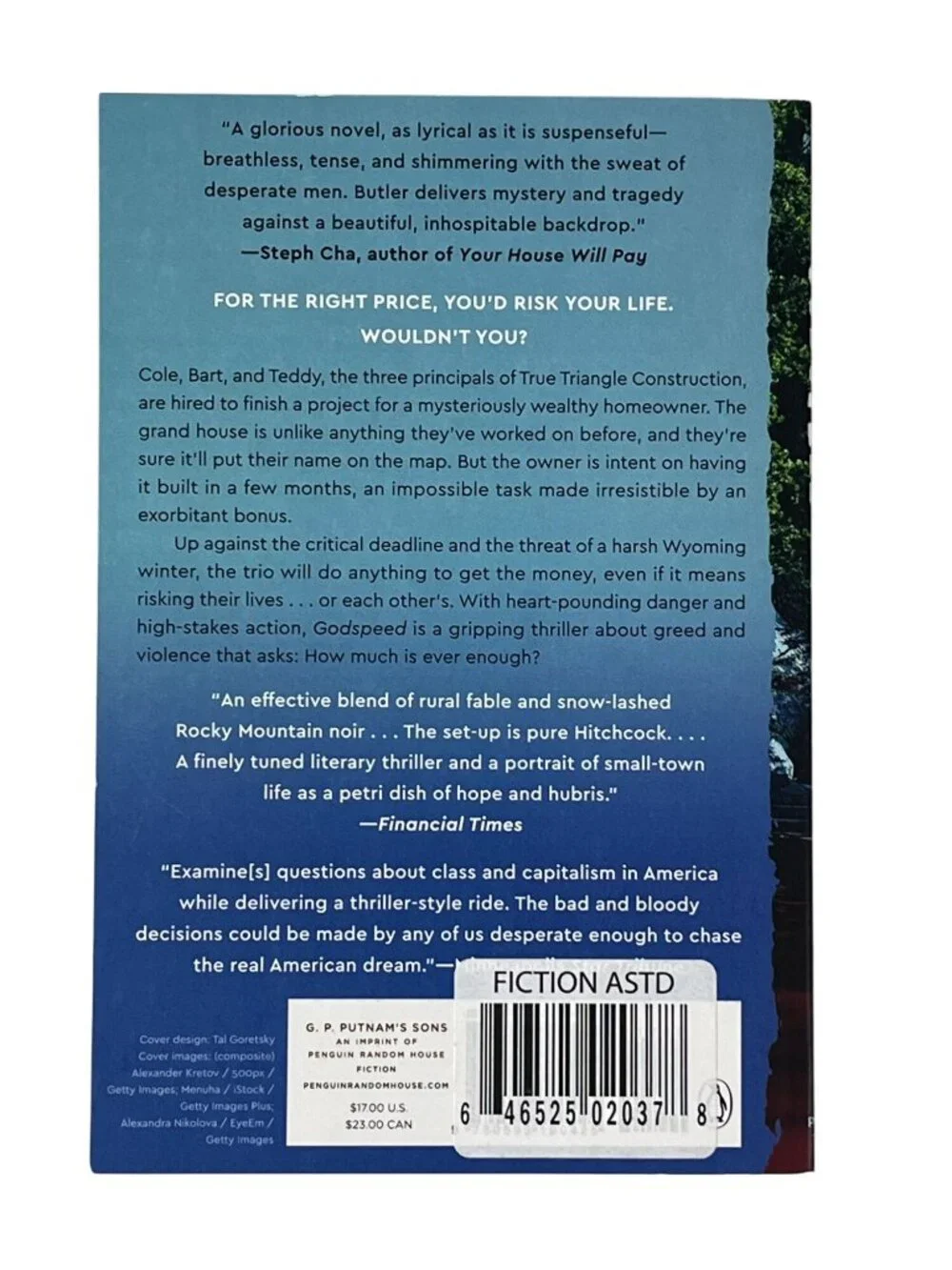 Godspeed by Nickolas Butler Paperback Literary Fiction Novel